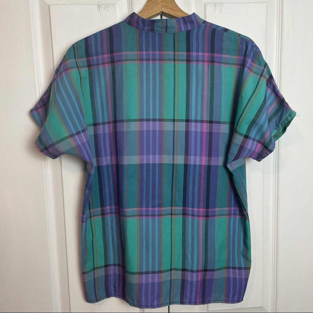 Madras Plaid Button Down Shirt